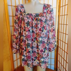 🆕 LC Lauren Conrad, peasant top, NEW with tags, XXL. FINAL Price Drop 💧💧💧💧